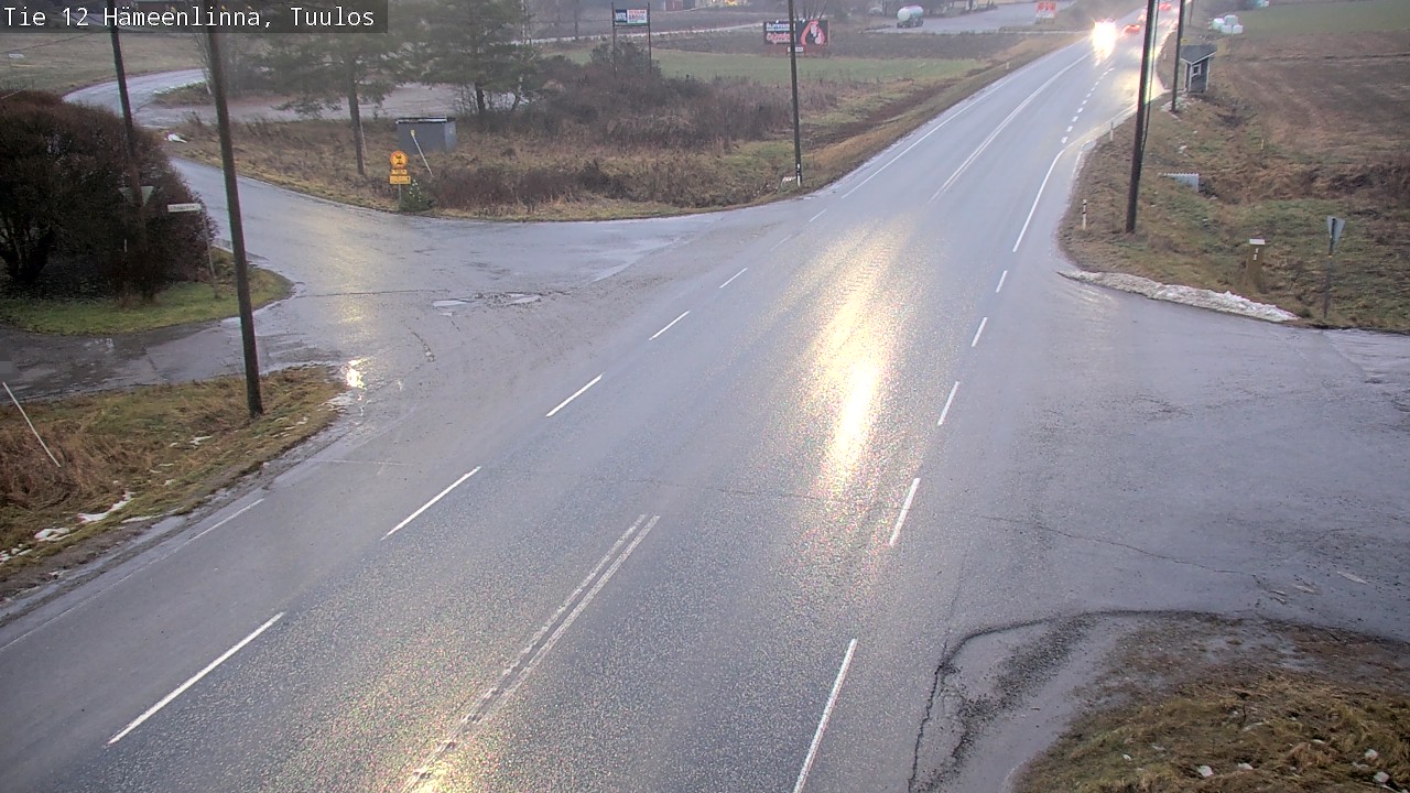 Weather Camera Image Väg 12 Hämeenlinna, Tuulos, Hämeenlinna, Kanta-Häme