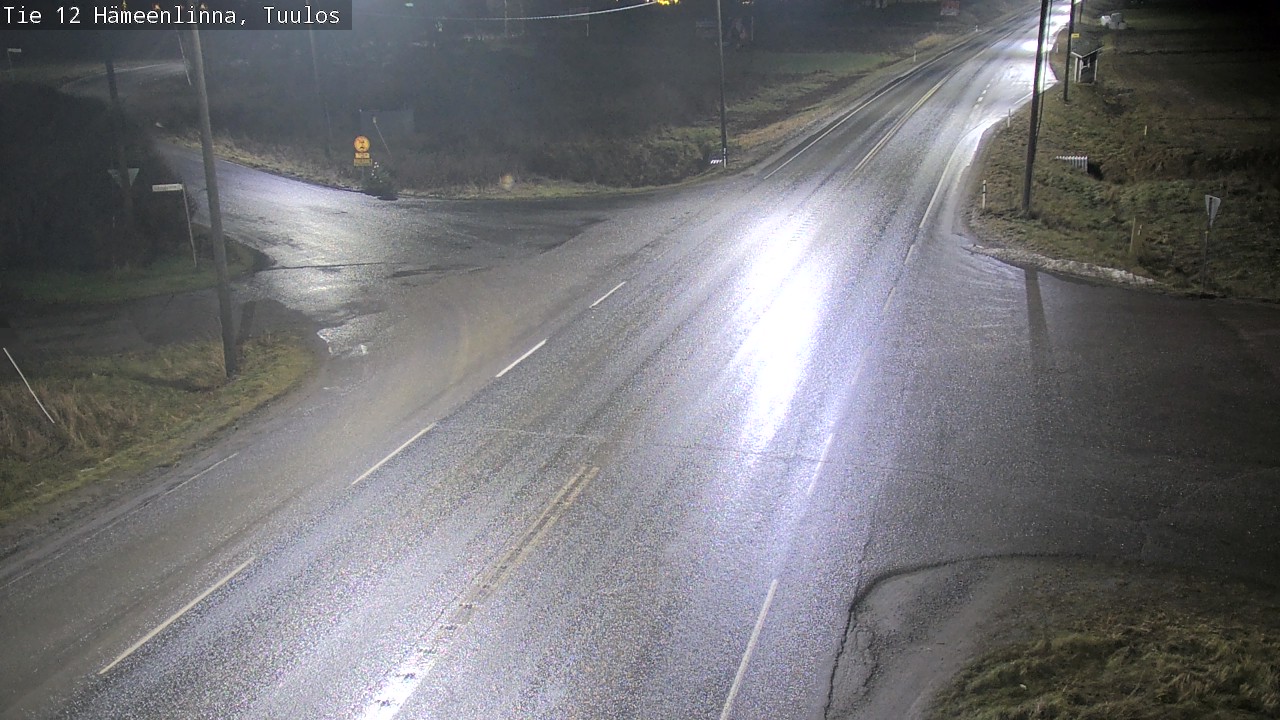 Weather Camera Image Väg 12 Hämeenlinna, Tuulos, Hämeenlinna, Kanta-Häme