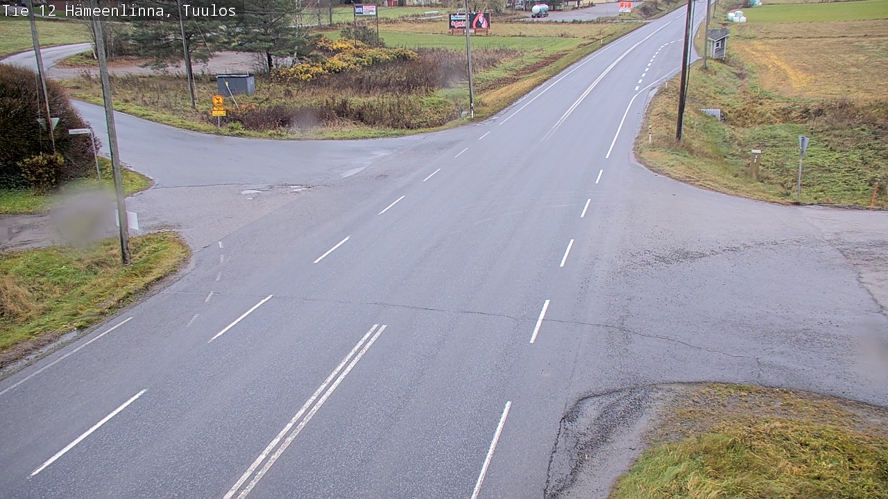 Weather Camera Image Road 12 Hämeenlinna, Tuulos, Hämeenlinna, Kanta-Häme