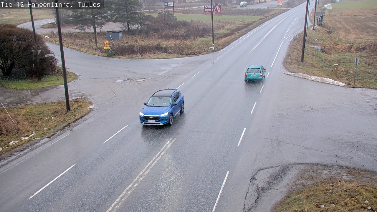 Weather Camera Image Väg 12 Hämeenlinna, Tuulos, Hämeenlinna, Kanta-Häme
