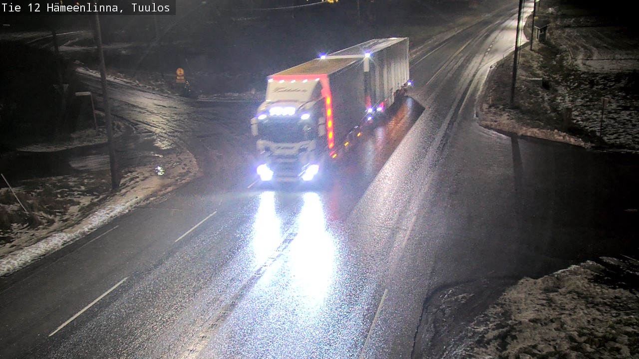 Weather Camera Image Väg 12 Hämeenlinna, Tuulos, Hämeenlinna, Kanta-Häme