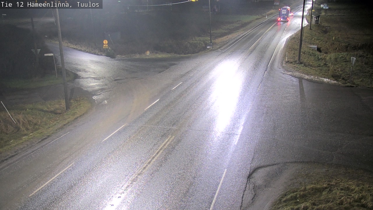 Weather Camera Image Väg 12 Hämeenlinna, Tuulos, Hämeenlinna, Kanta-Häme