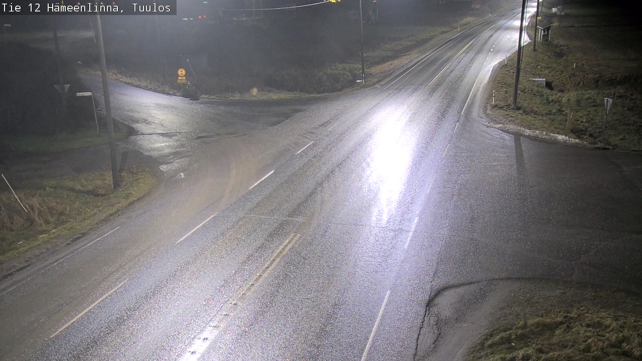 Weather Camera Image Väg 12 Hämeenlinna, Tuulos, Hämeenlinna, Kanta-Häme
