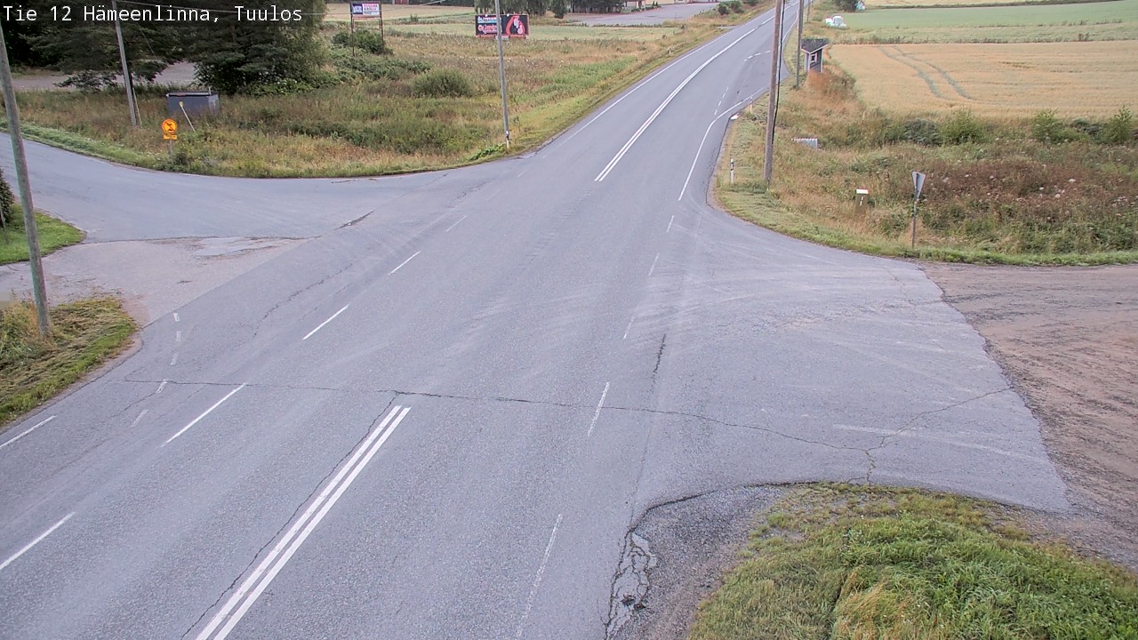 Weather Camera Image Road 12 Hämeenlinna, Tuulos, Hämeenlinna, Kanta-Häme