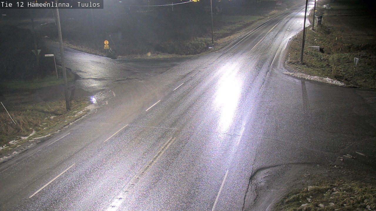 Weather Camera Image Väg 12 Hämeenlinna, Tuulos, Hämeenlinna, Kanta-Häme