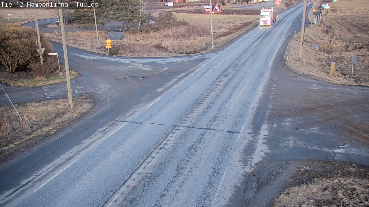 Weather Camera Image Road 12 Hämeenlinna, Tuulos, Hämeenlinna, Kanta-Häme