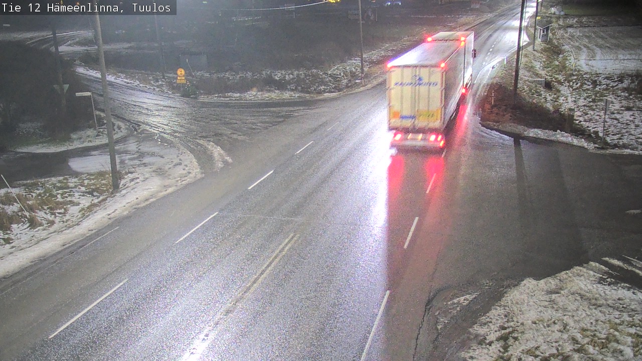 Weather Camera Image Väg 12 Hämeenlinna, Tuulos, Hämeenlinna, Kanta-Häme