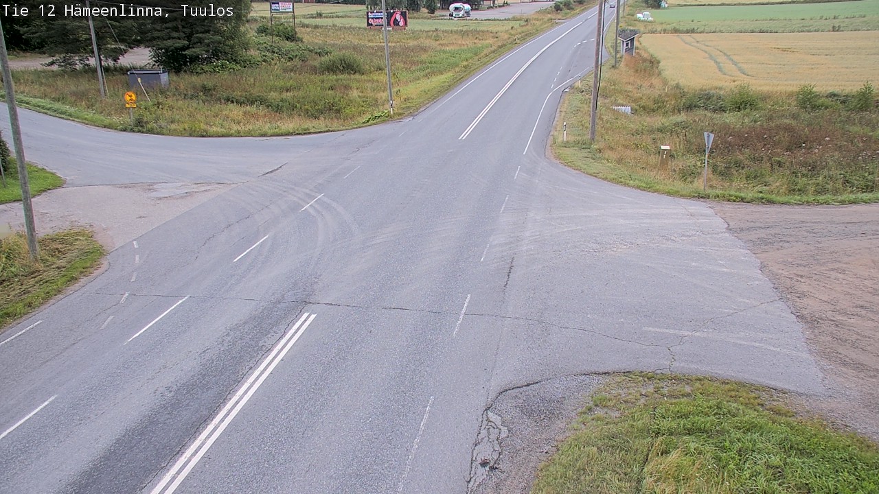 Weather Camera Image Road 12 Hämeenlinna, Tuulos, Hämeenlinna, Kanta-Häme