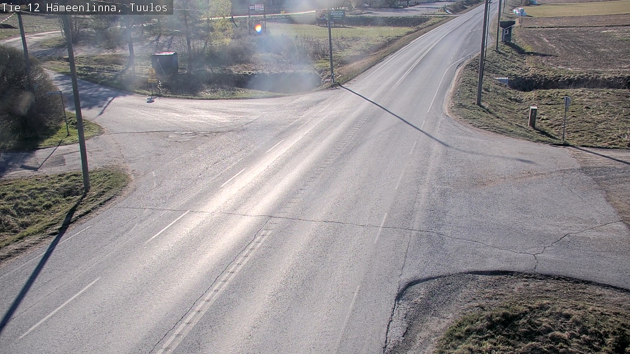 Weather Camera Image Väg 12 Hämeenlinna, Tuulos, Hämeenlinna, Kanta-Häme