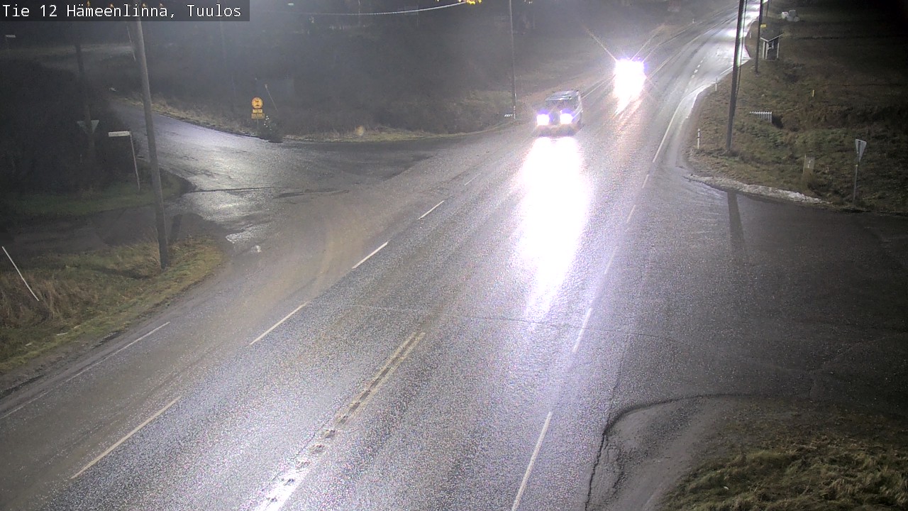 Weather Camera Image Väg 12 Hämeenlinna, Tuulos, Hämeenlinna, Kanta-Häme