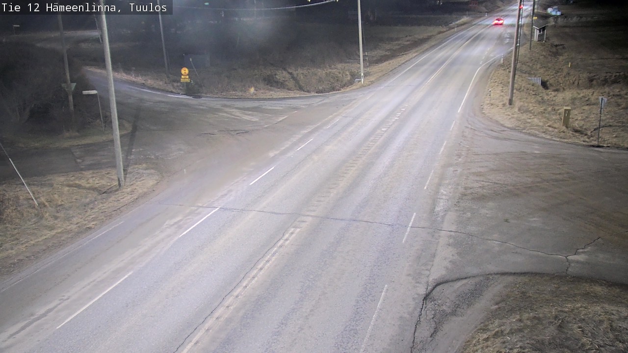 Weather Camera Image Road 12 Hämeenlinna, Tuulos, Hämeenlinna, Kanta-Häme