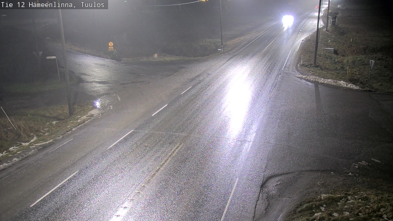 Weather Camera Image Väg 12 Hämeenlinna, Tuulos, Hämeenlinna, Kanta-Häme