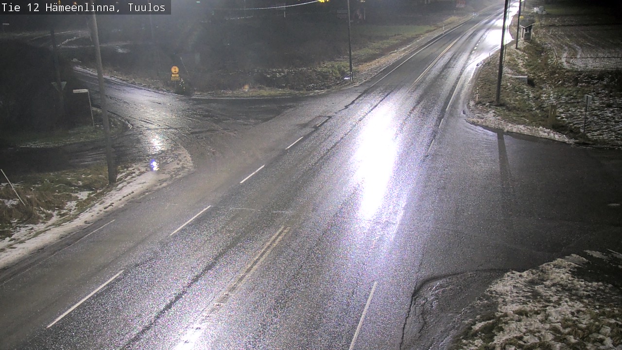 Weather Camera Image Väg 12 Hämeenlinna, Tuulos, Hämeenlinna, Kanta-Häme