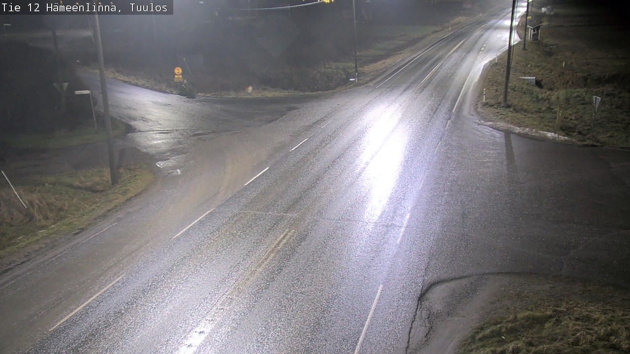 Weather Camera Image Väg 12 Hämeenlinna, Tuulos, Hämeenlinna, Kanta-Häme