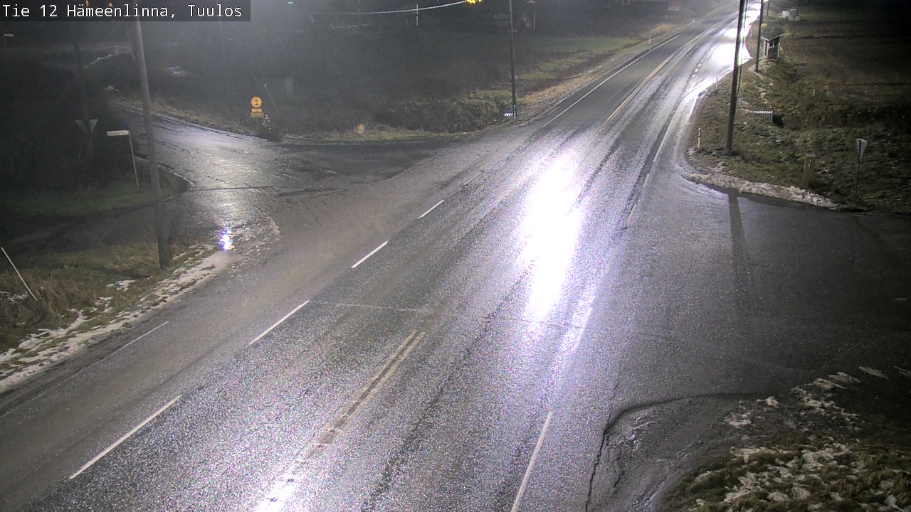 Weather Camera Image Väg 12 Hämeenlinna, Tuulos, Hämeenlinna, Kanta-Häme