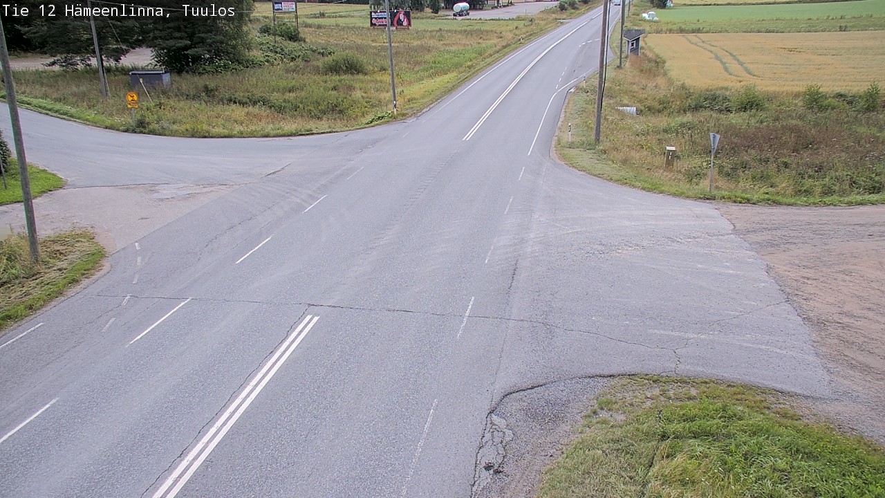 Weather Camera Image Road 12 Hämeenlinna, Tuulos, Hämeenlinna, Kanta-Häme