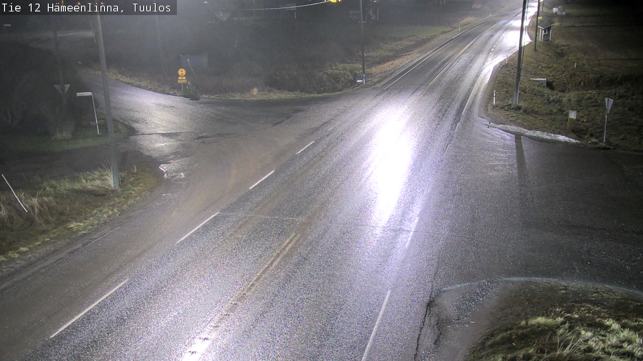 Weather Camera Image Väg 12 Hämeenlinna, Tuulos, Hämeenlinna, Kanta-Häme