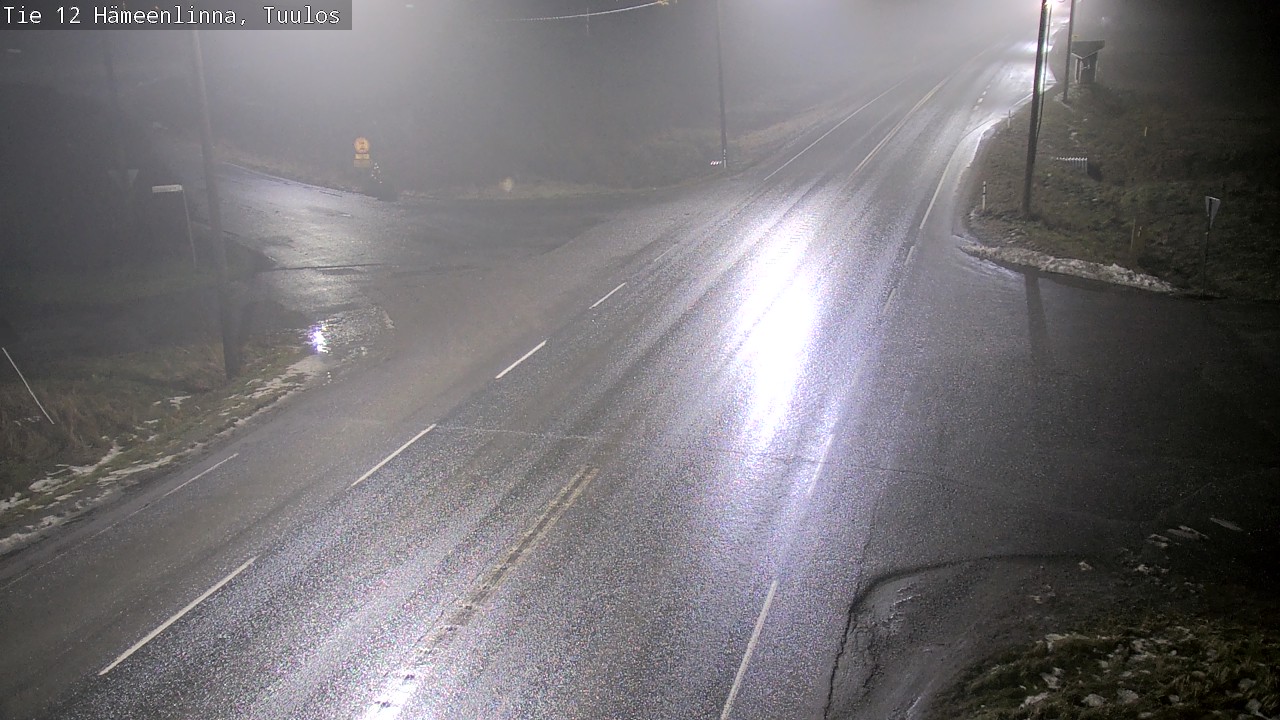 Weather Camera Image Väg 12 Hämeenlinna, Tuulos, Hämeenlinna, Kanta-Häme