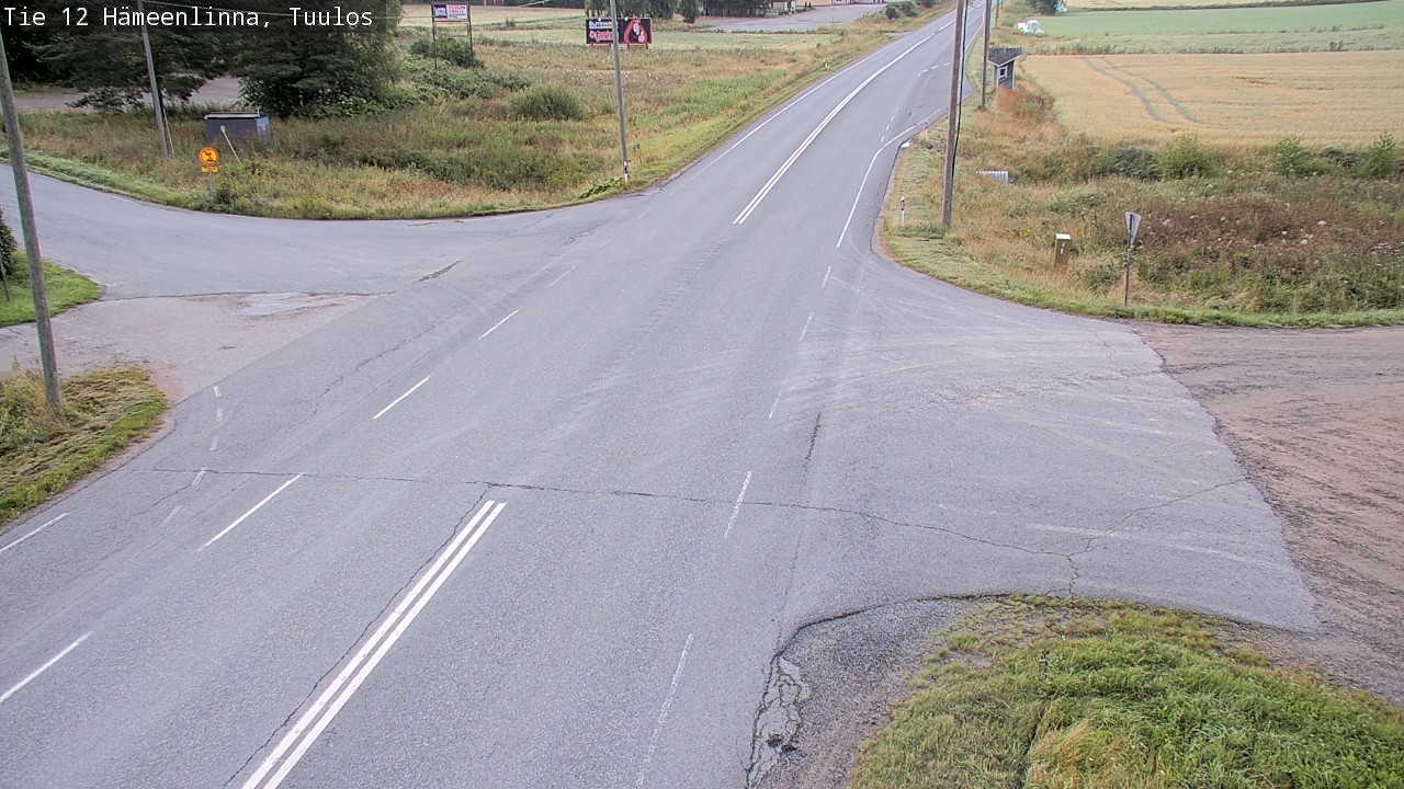 Weather Camera Image Road 12 Hämeenlinna, Tuulos, Hämeenlinna, Kanta-Häme