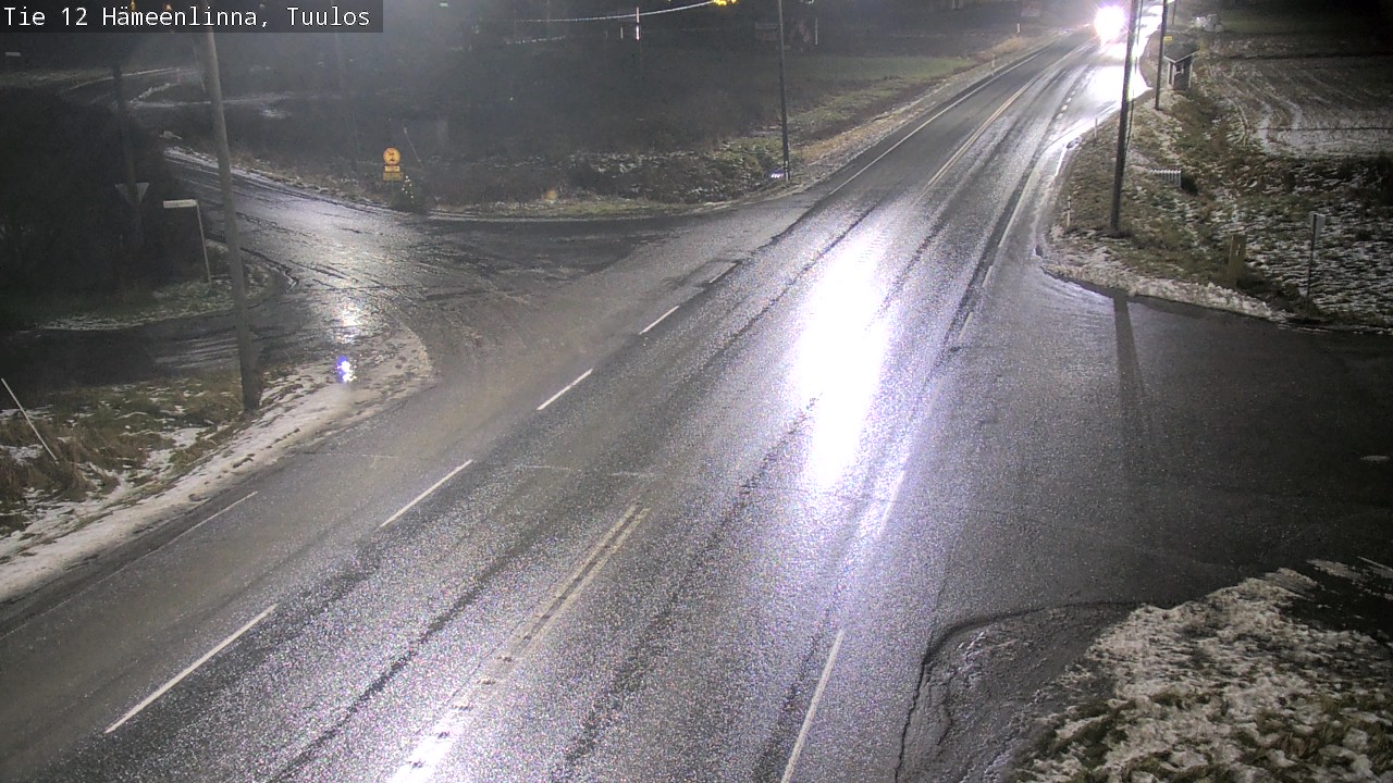 Weather Camera Image Väg 12 Hämeenlinna, Tuulos, Hämeenlinna, Kanta-Häme