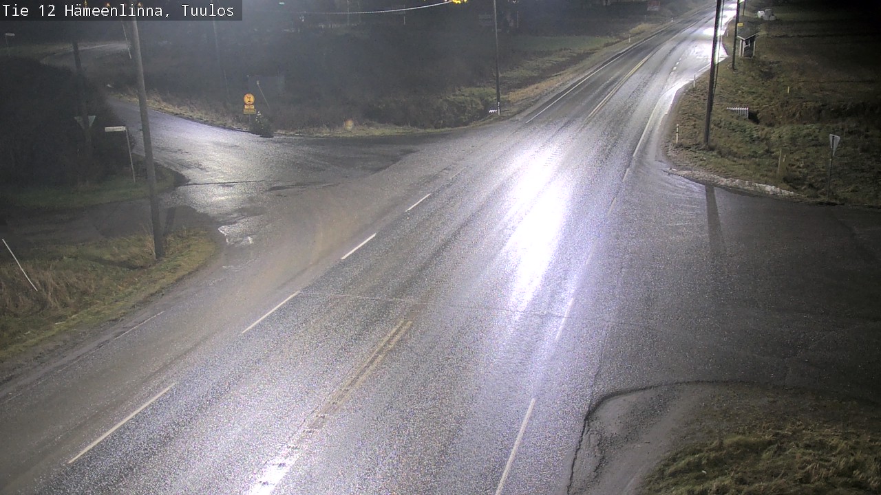 Weather Camera Image Väg 12 Hämeenlinna, Tuulos, Hämeenlinna, Kanta-Häme