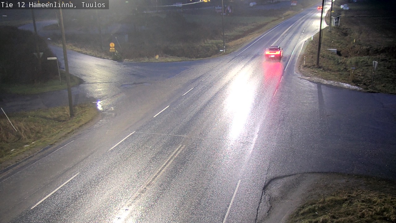 Weather Camera Image Väg 12 Hämeenlinna, Tuulos, Hämeenlinna, Kanta-Häme