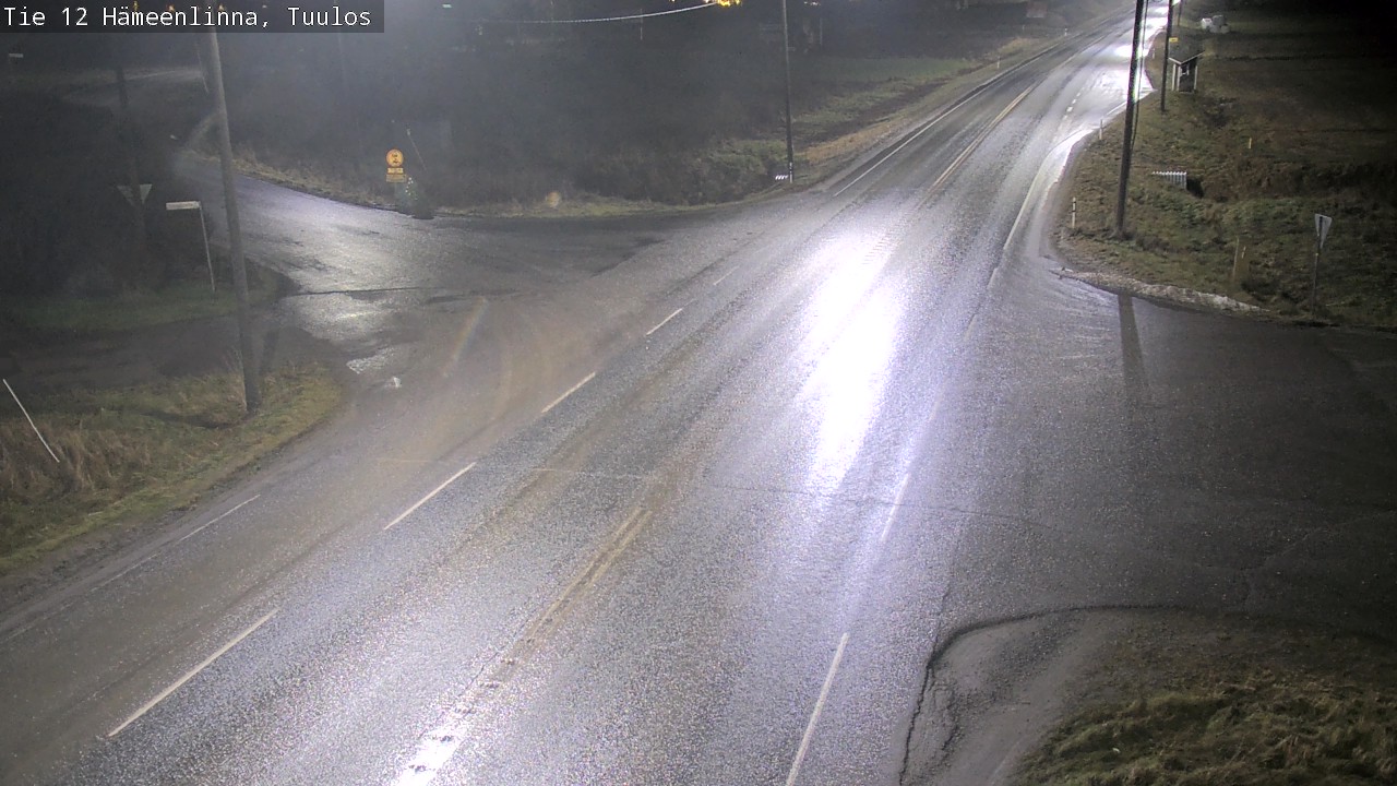 Weather Camera Image Väg 12 Hämeenlinna, Tuulos, Hämeenlinna, Kanta-Häme