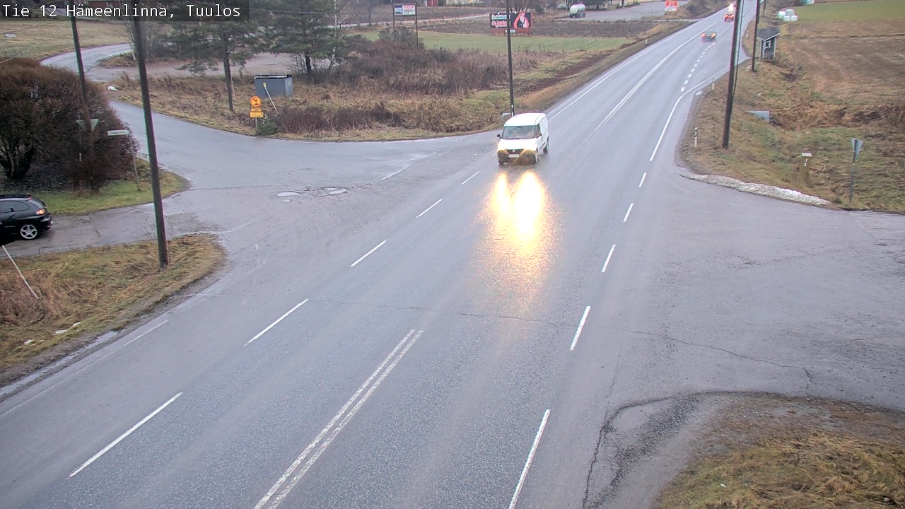 Weather Camera Image Väg 12 Hämeenlinna, Tuulos, Hämeenlinna, Kanta-Häme