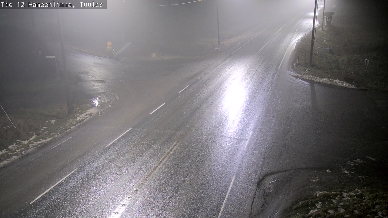 Weather Camera Image Väg 12 Hämeenlinna, Tuulos, Hämeenlinna, Kanta-Häme