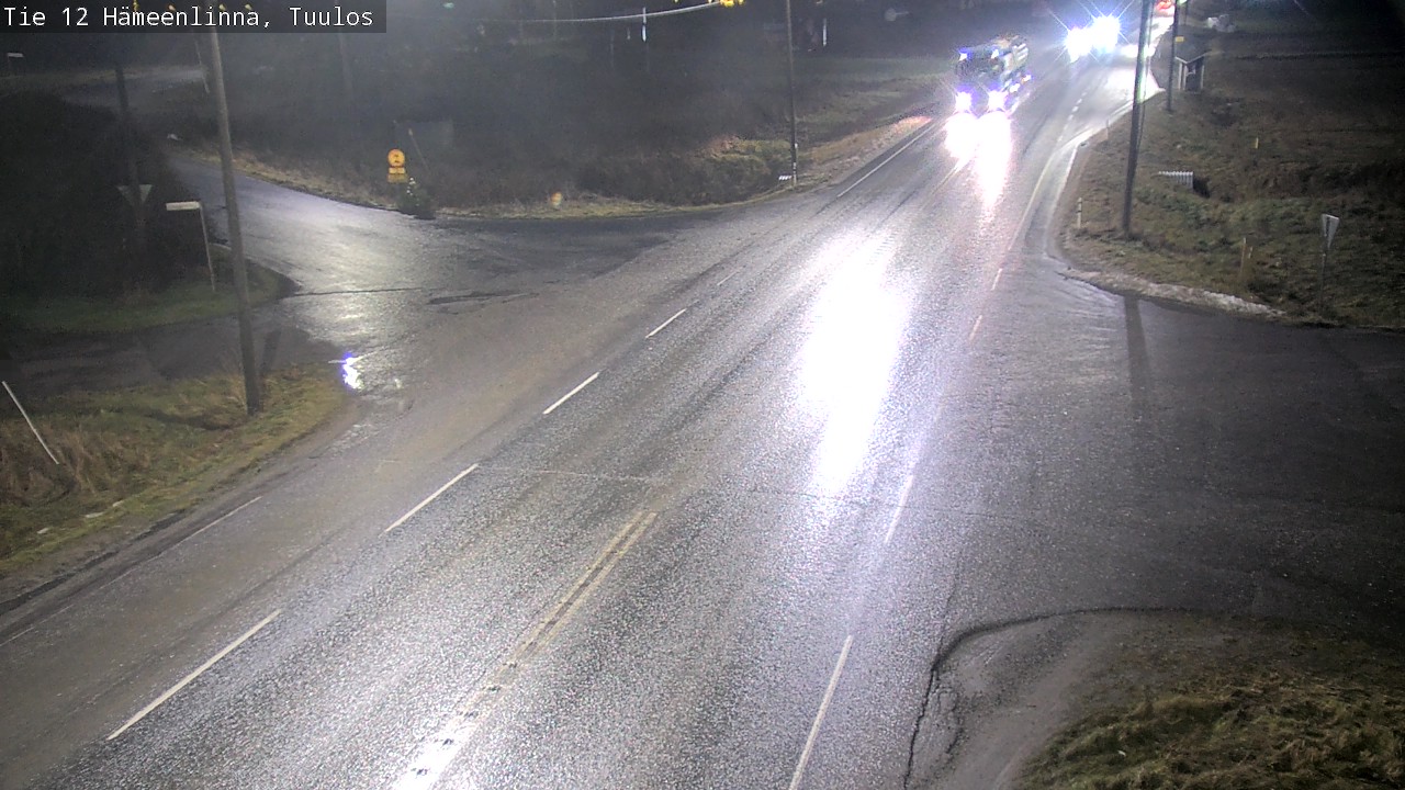 Weather Camera Image Väg 12 Hämeenlinna, Tuulos, Hämeenlinna, Kanta-Häme