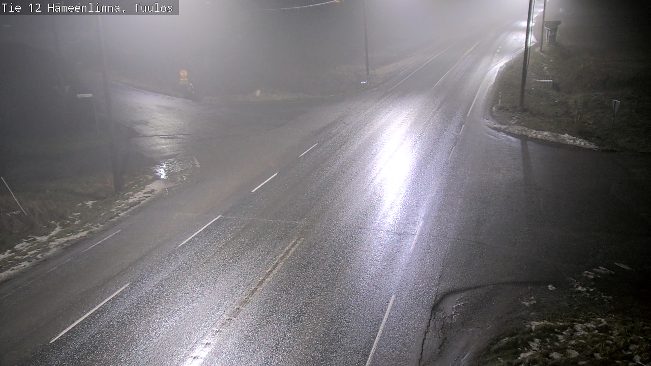 Weather Camera Image Väg 12 Hämeenlinna, Tuulos, Hämeenlinna, Kanta-Häme