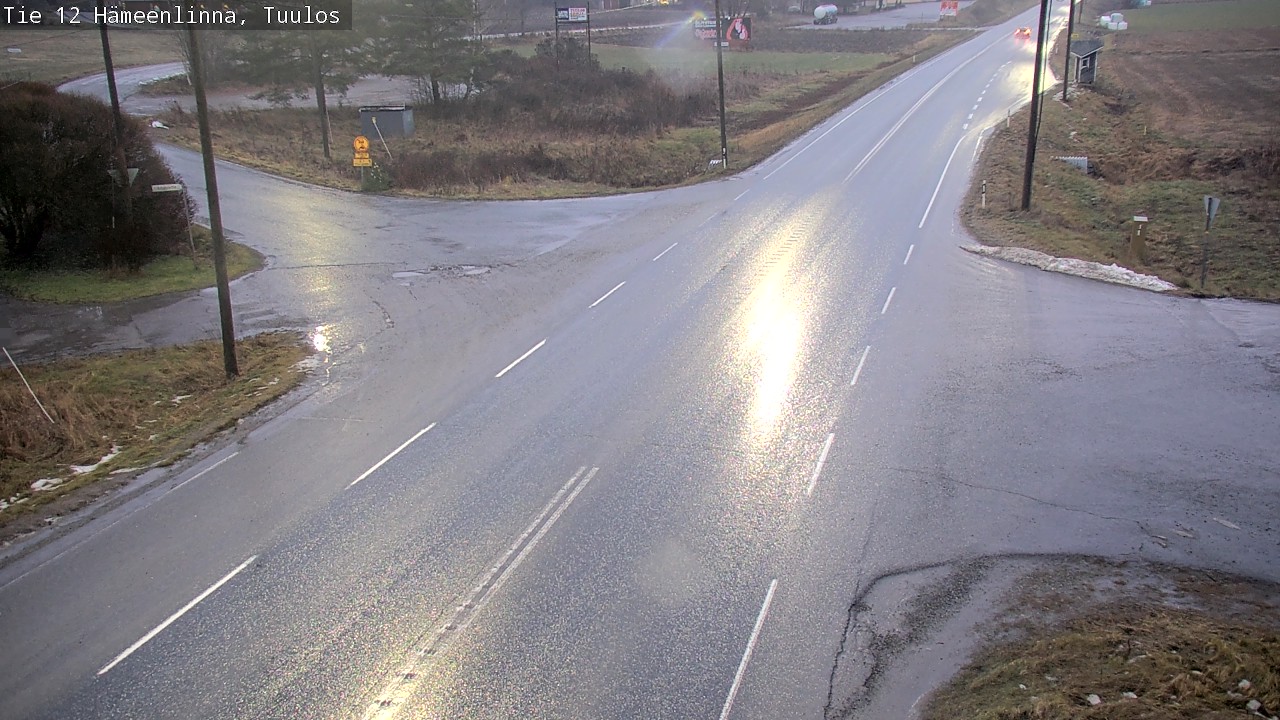 Weather Camera Image Väg 12 Hämeenlinna, Tuulos, Hämeenlinna, Kanta-Häme