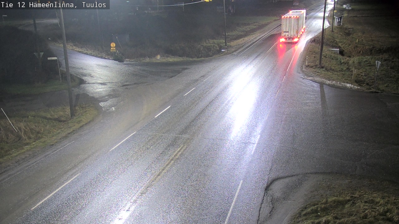 Weather Camera Image Väg 12 Hämeenlinna, Tuulos, Hämeenlinna, Kanta-Häme