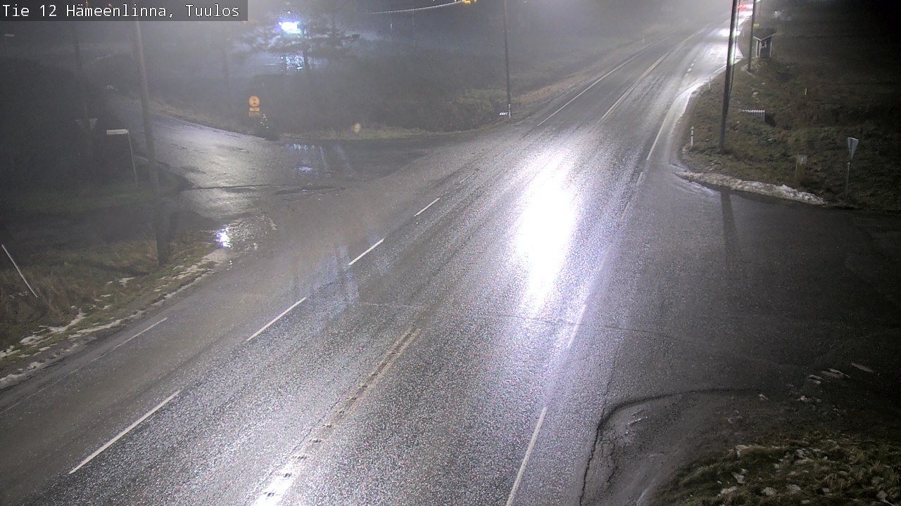 Weather Camera Image Väg 12 Hämeenlinna, Tuulos, Hämeenlinna, Kanta-Häme