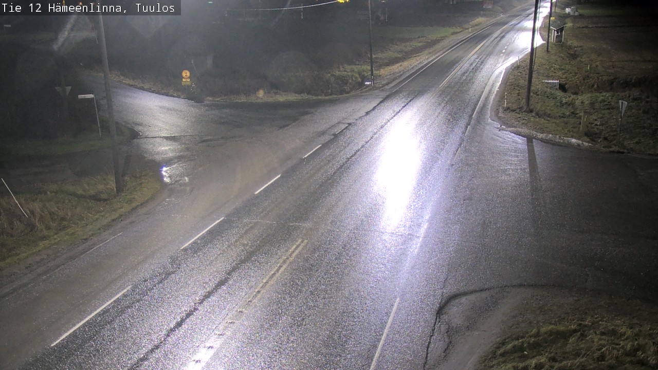 Weather Camera Image Väg 12 Hämeenlinna, Tuulos, Hämeenlinna, Kanta-Häme