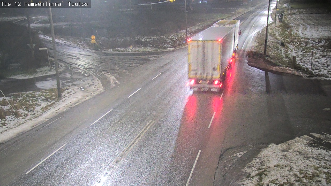 Weather Camera Image Väg 12 Hämeenlinna, Tuulos, Hämeenlinna, Kanta-Häme