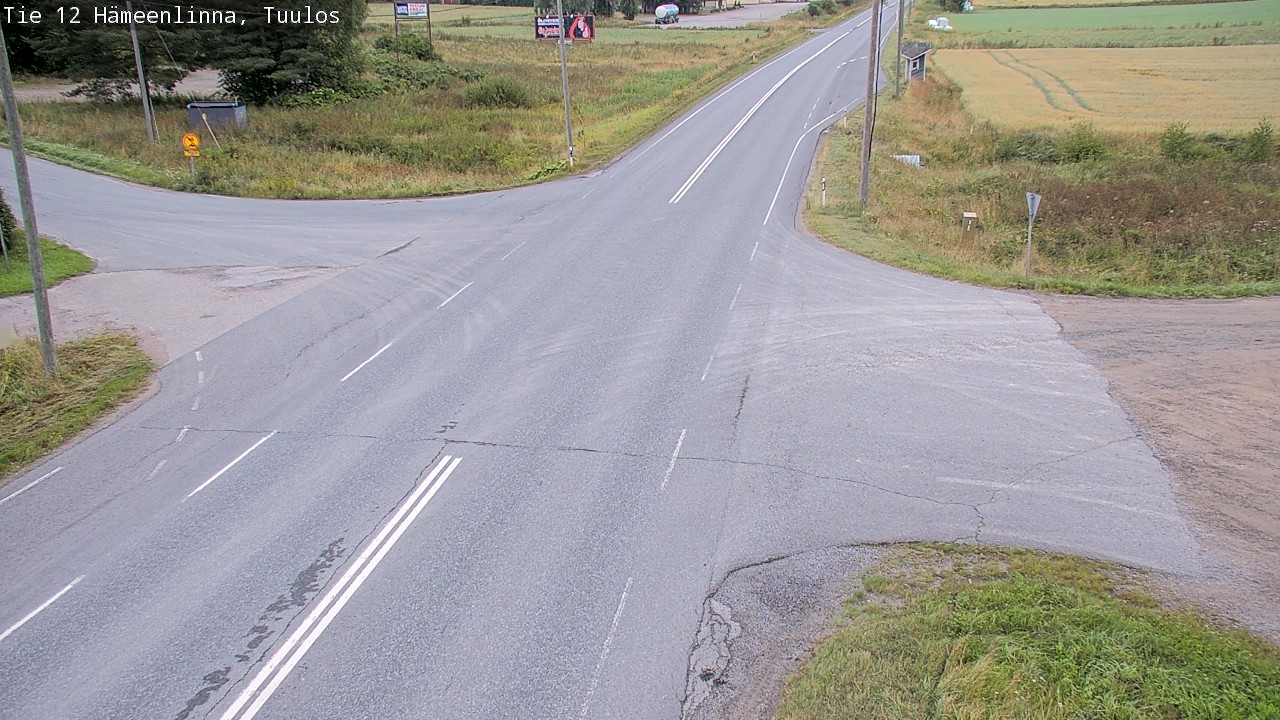 Weather Camera Image Road 12 Hämeenlinna, Tuulos, Hämeenlinna, Kanta-Häme