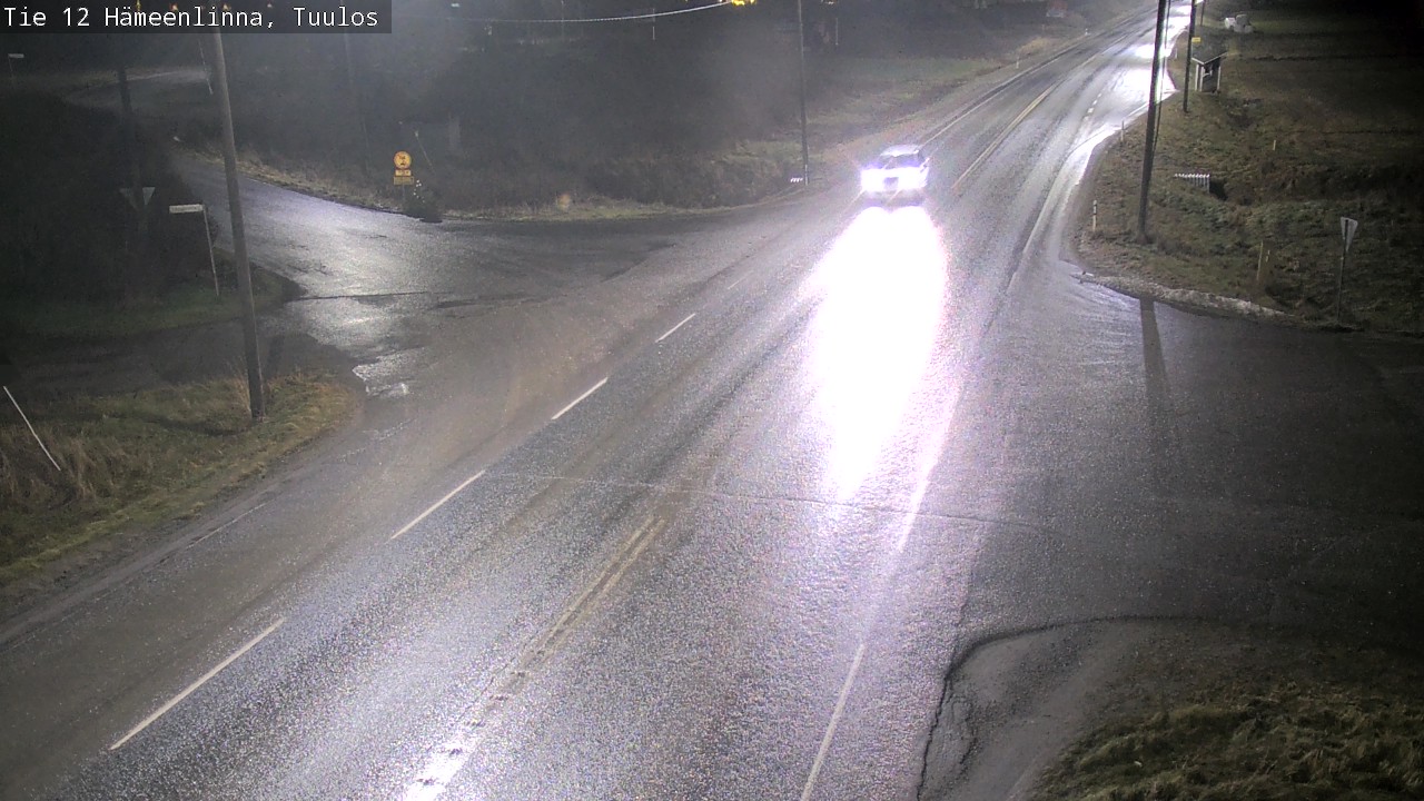 Weather Camera Image Väg 12 Hämeenlinna, Tuulos, Hämeenlinna, Kanta-Häme