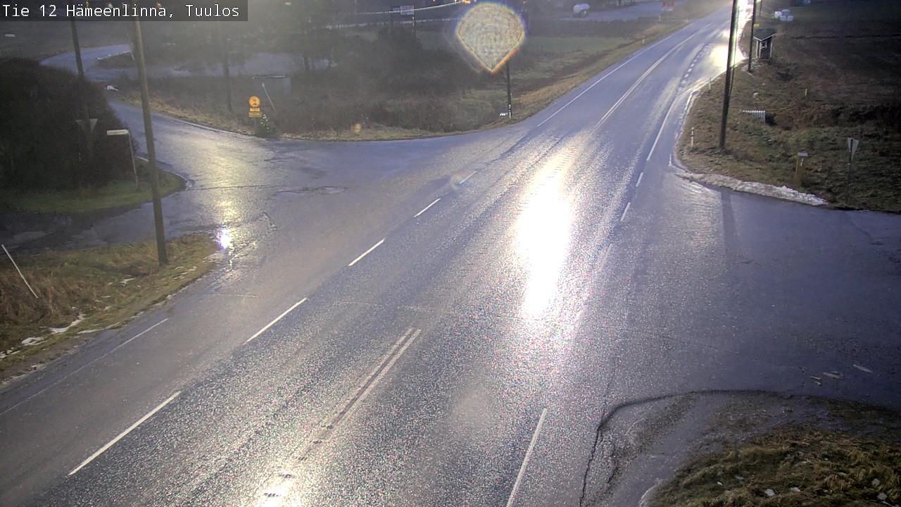 Weather Camera Image Väg 12 Hämeenlinna, Tuulos, Hämeenlinna, Kanta-Häme