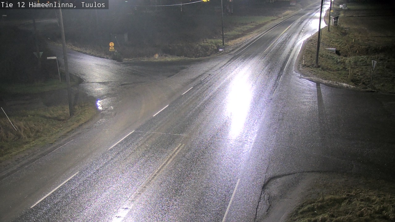 Weather Camera Image Väg 12 Hämeenlinna, Tuulos, Hämeenlinna, Kanta-Häme