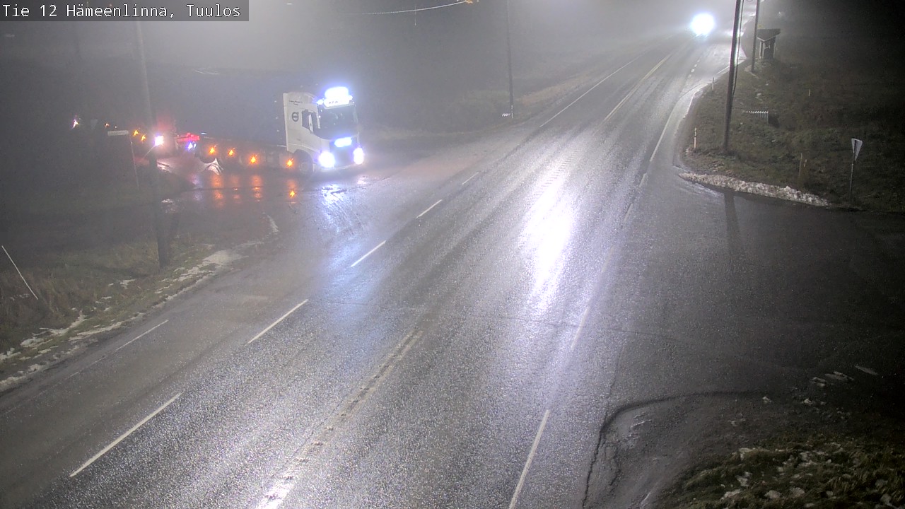 Weather Camera Image Väg 12 Hämeenlinna, Tuulos, Hämeenlinna, Kanta-Häme