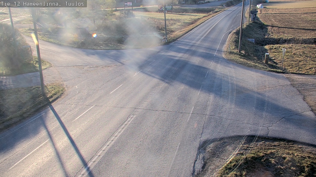 Weather Camera Image Road 12 Hämeenlinna, Tuulos, Hämeenlinna, Kanta-Häme