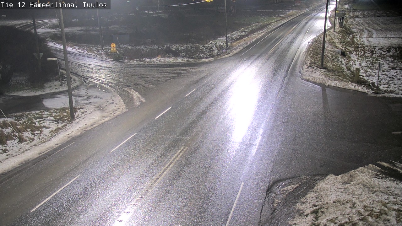 Weather Camera Image Väg 12 Hämeenlinna, Tuulos, Hämeenlinna, Kanta-Häme