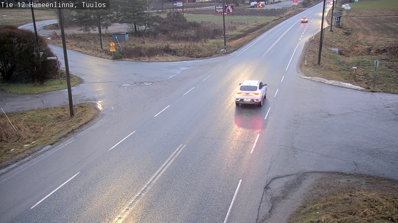 Weather Camera Image Väg 12 Hämeenlinna, Tuulos, Hämeenlinna, Kanta-Häme