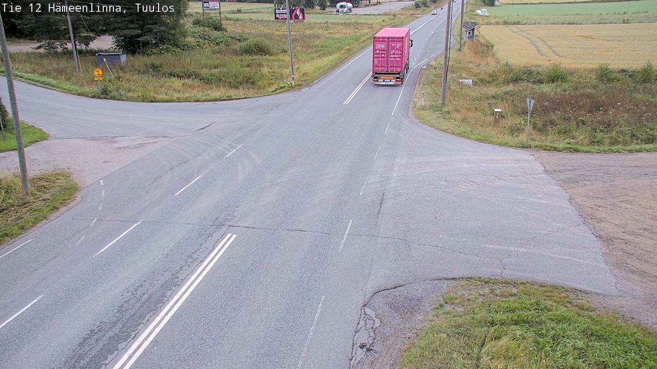Weather Camera Image Road 12 Hämeenlinna, Tuulos, Hämeenlinna, Kanta-Häme