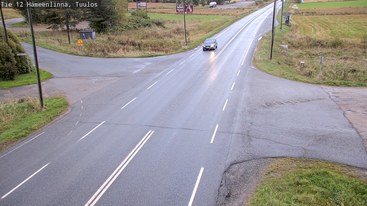 Weather Camera Image Road 12 Hämeenlinna, Tuulos, Hämeenlinna, Kanta-Häme