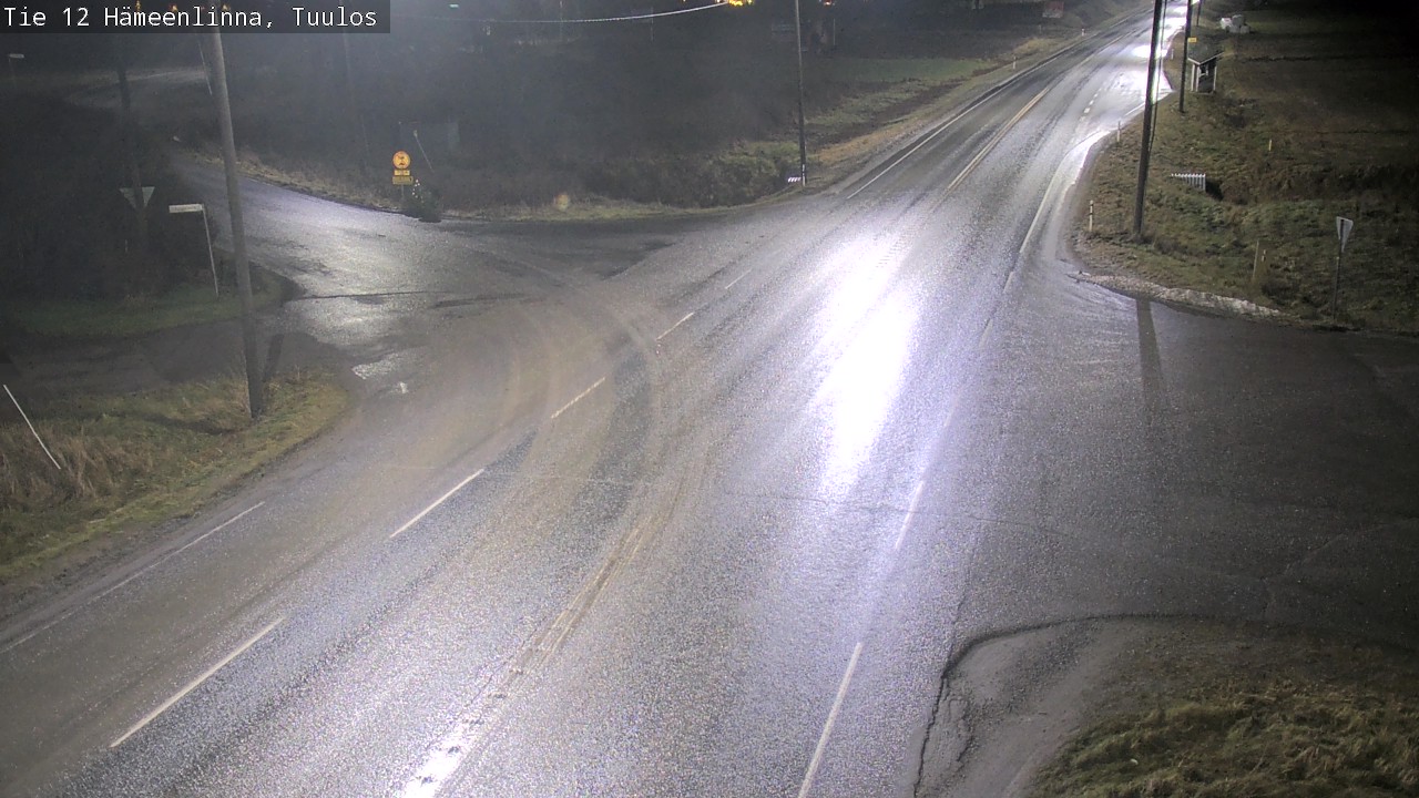 Weather Camera Image Väg 12 Hämeenlinna, Tuulos, Hämeenlinna, Kanta-Häme