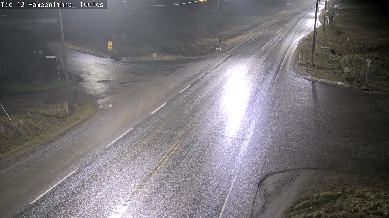 Weather Camera Image Väg 12 Hämeenlinna, Tuulos, Hämeenlinna, Kanta-Häme
