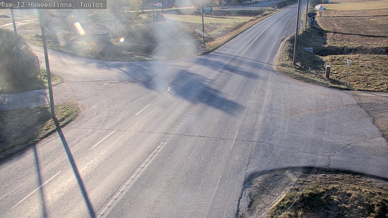 Weather Camera Image Road 12 Hämeenlinna, Tuulos, Hämeenlinna, Kanta-Häme