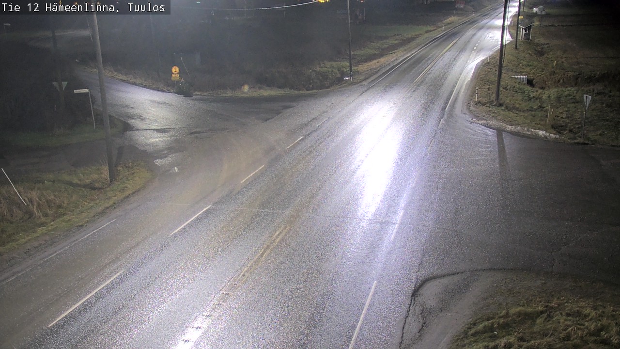 Weather Camera Image Väg 12 Hämeenlinna, Tuulos, Hämeenlinna, Kanta-Häme